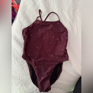 Jolyn Burgundy Swimsuit